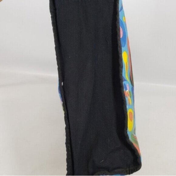 Boho Tote Bag Bright Hippy Graphic Cotton Canvas Retro Style Festival - Picture 9 of 16